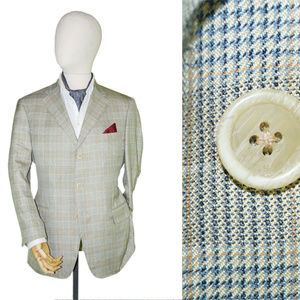 SAMUELSOHN 42R SPRING SUMMER GRAY GLEN CHECK SPORT